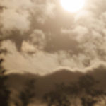 Sepia Clouds and Moon and Shit