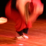 Blurry Yoga Dancers